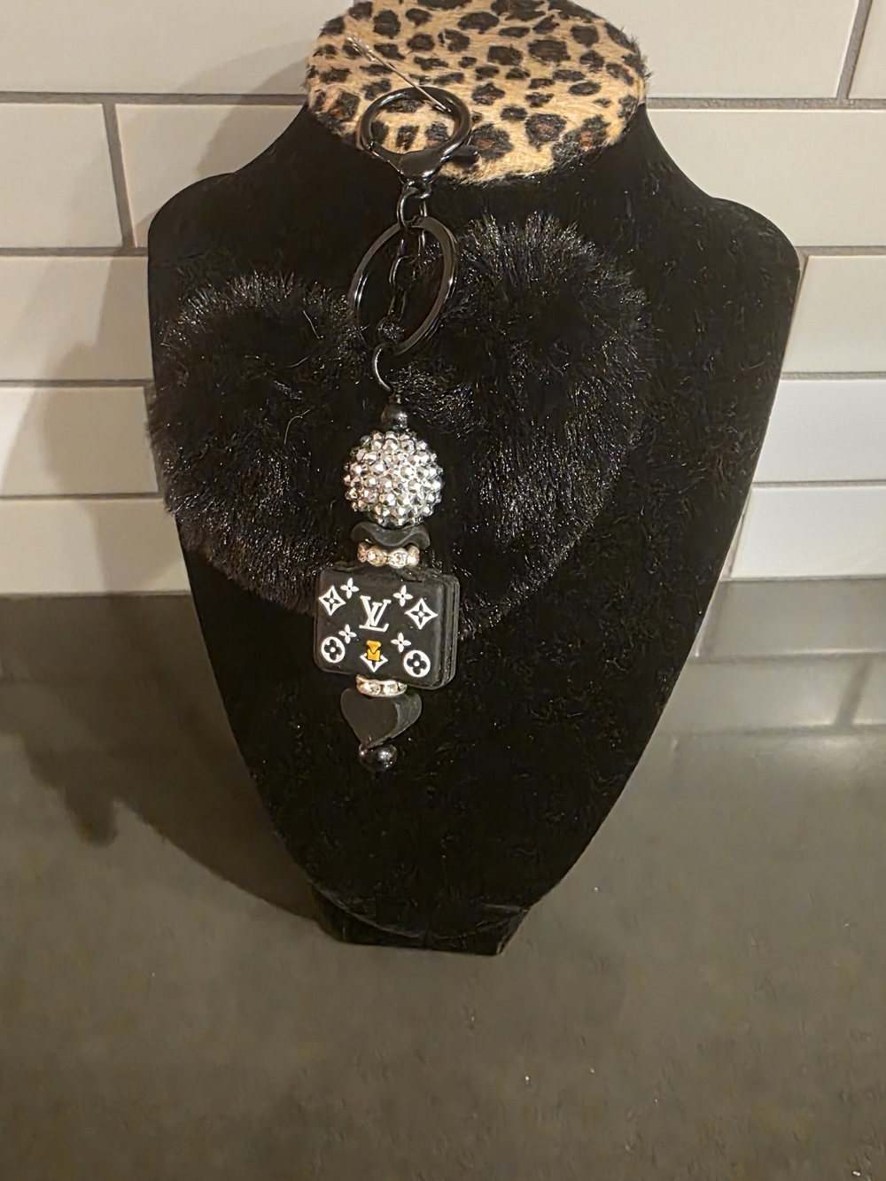 Keychain - Plush Pom Pom Accessory - Picture 3 of 3